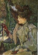 Henri De Toulouse-Lautrec Woman with Gloves Germany oil painting reproduction